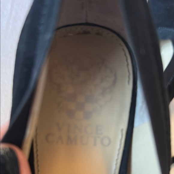 Vince Camuto Black Pointed Toe Heels - Picture 8 of 8
